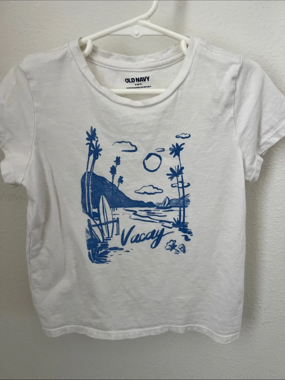 ⭐️3/$15 (S6/7) Old Navy Vacay Surfboard Tee Shirt